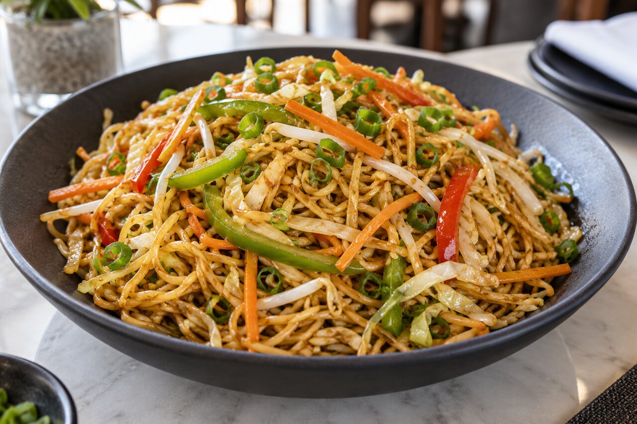 Vegetable chow mein