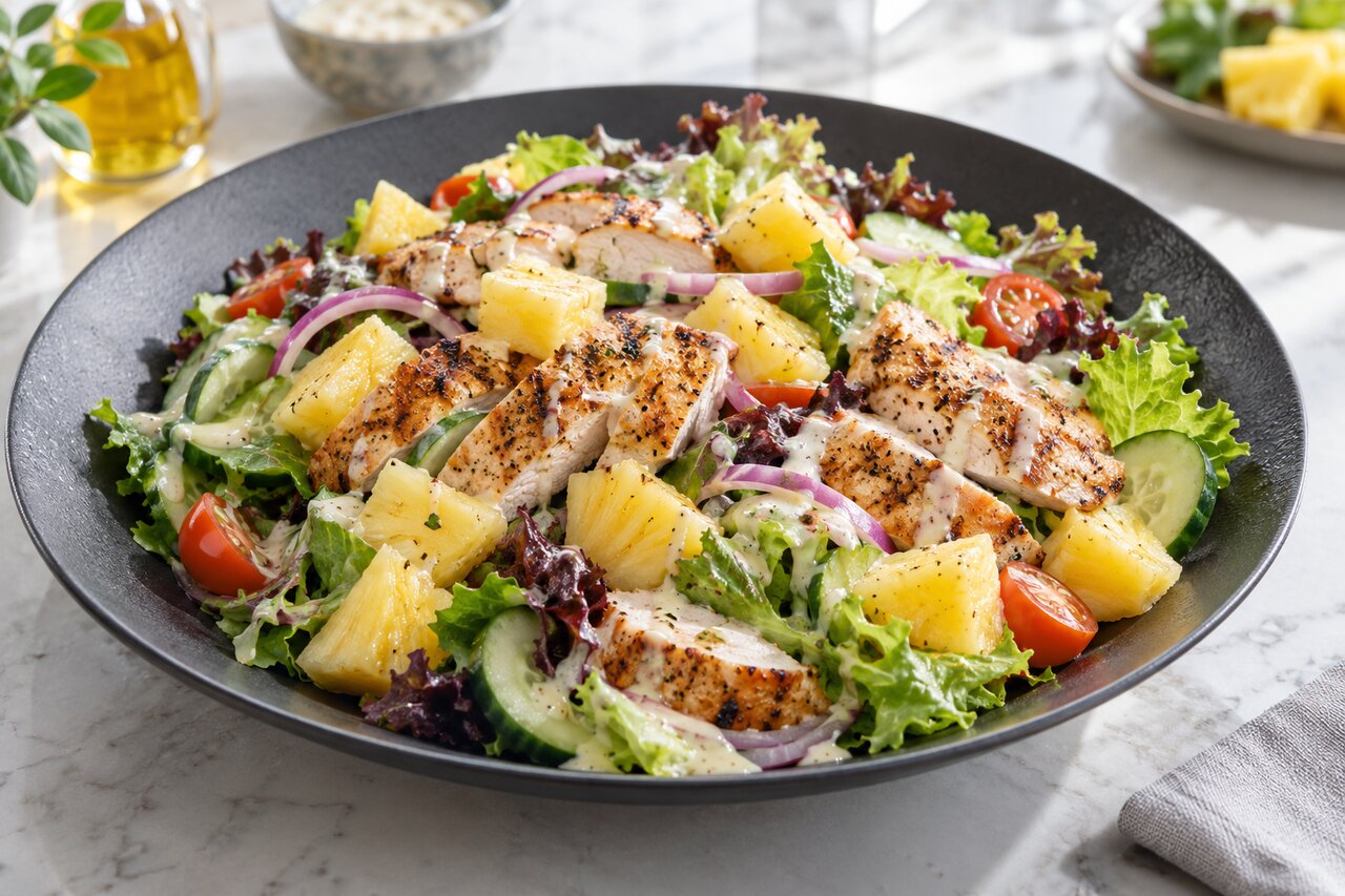 Chicken pineapple salad