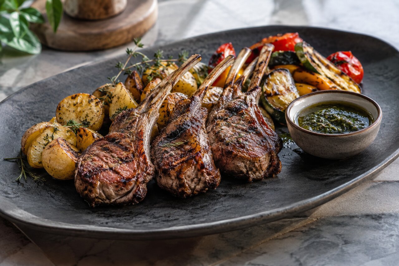Ribs mutton steak