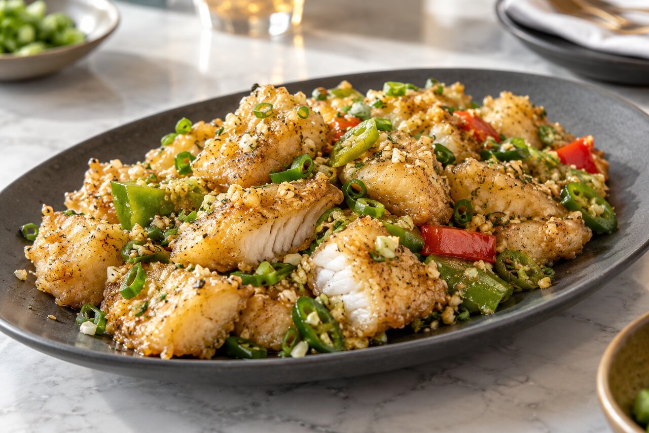 Garlic fish