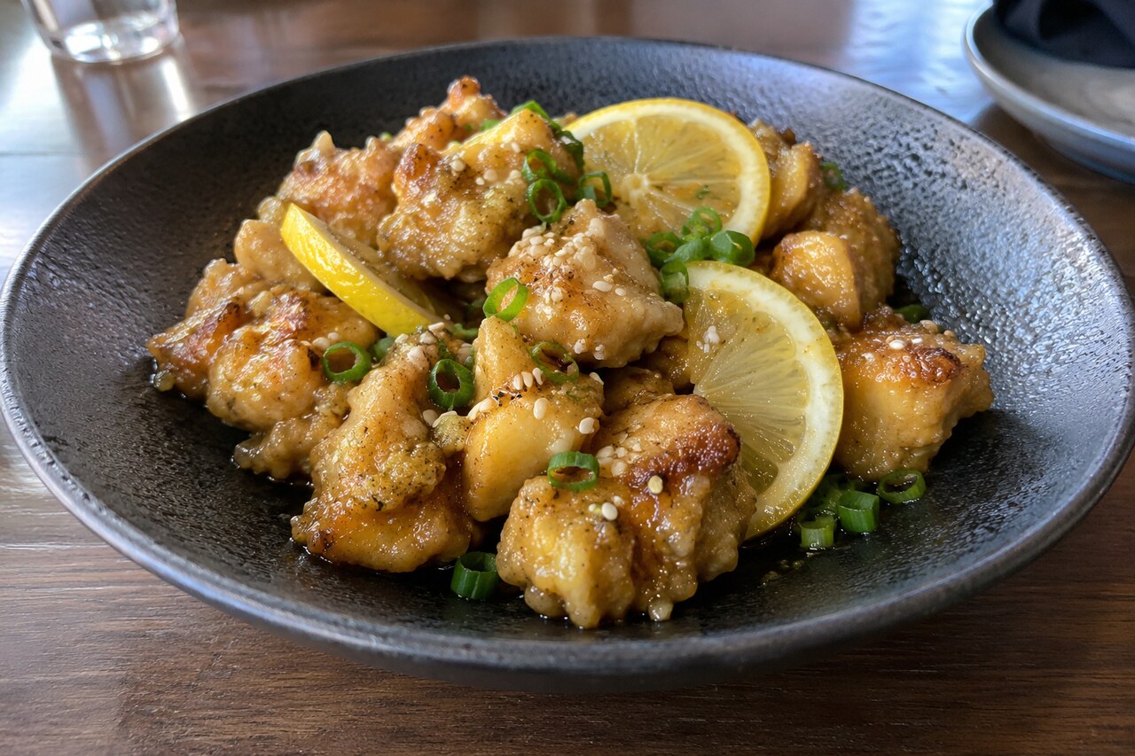Chicken lemon with honey