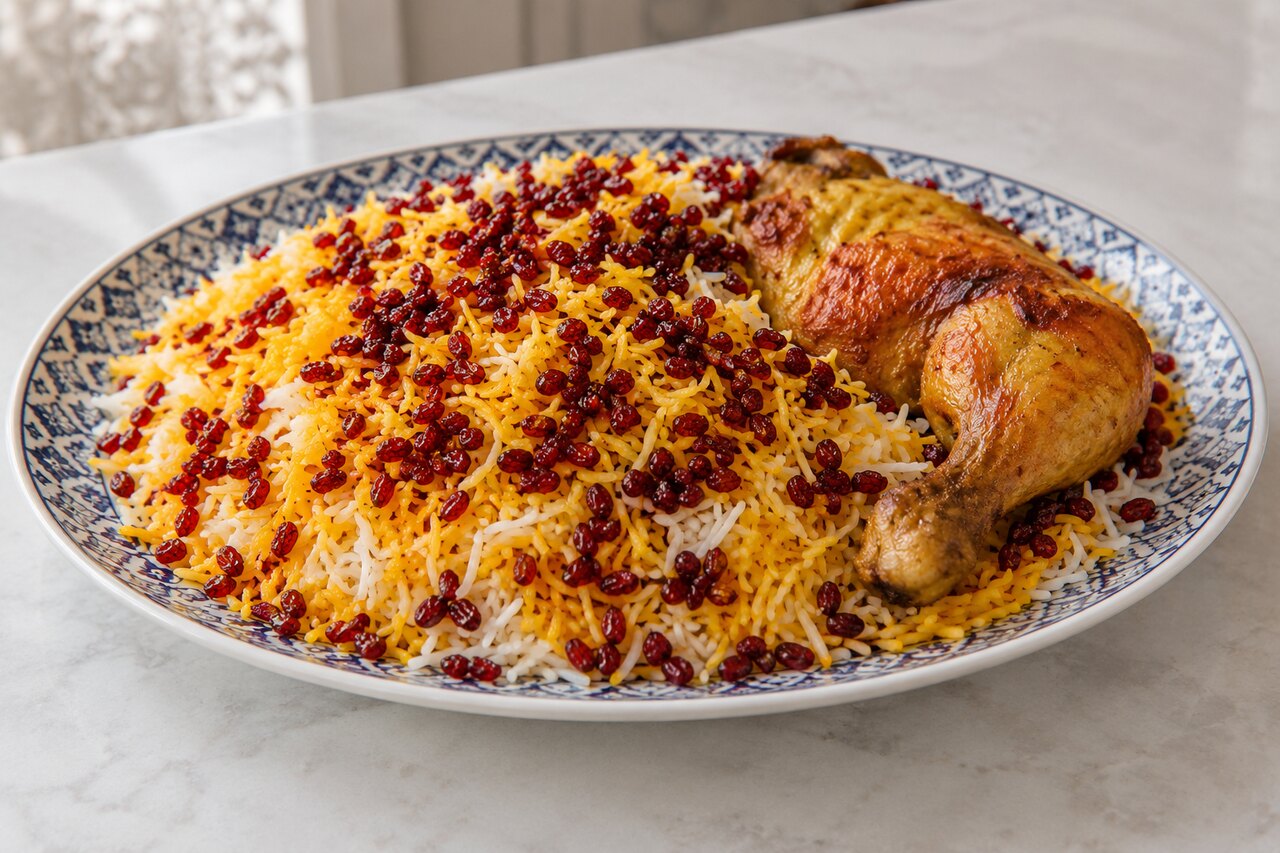 Zereshk Palaw with Chicken