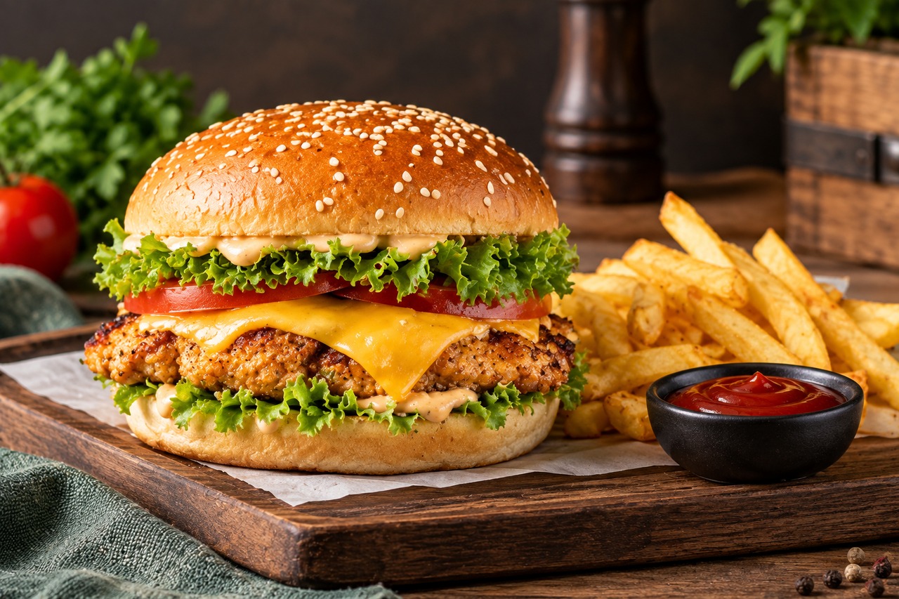 Chicken Cheese Burger