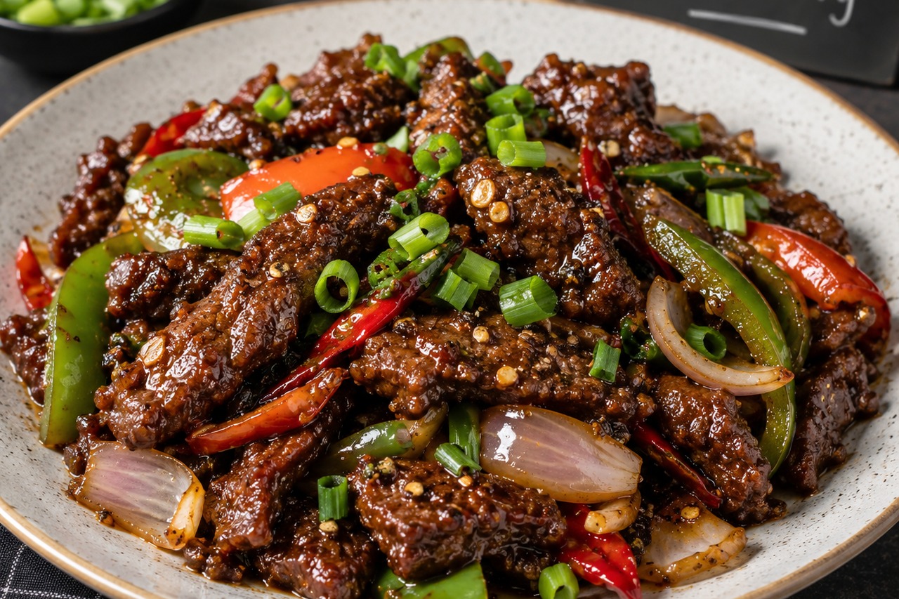 Beef Chilli Dry