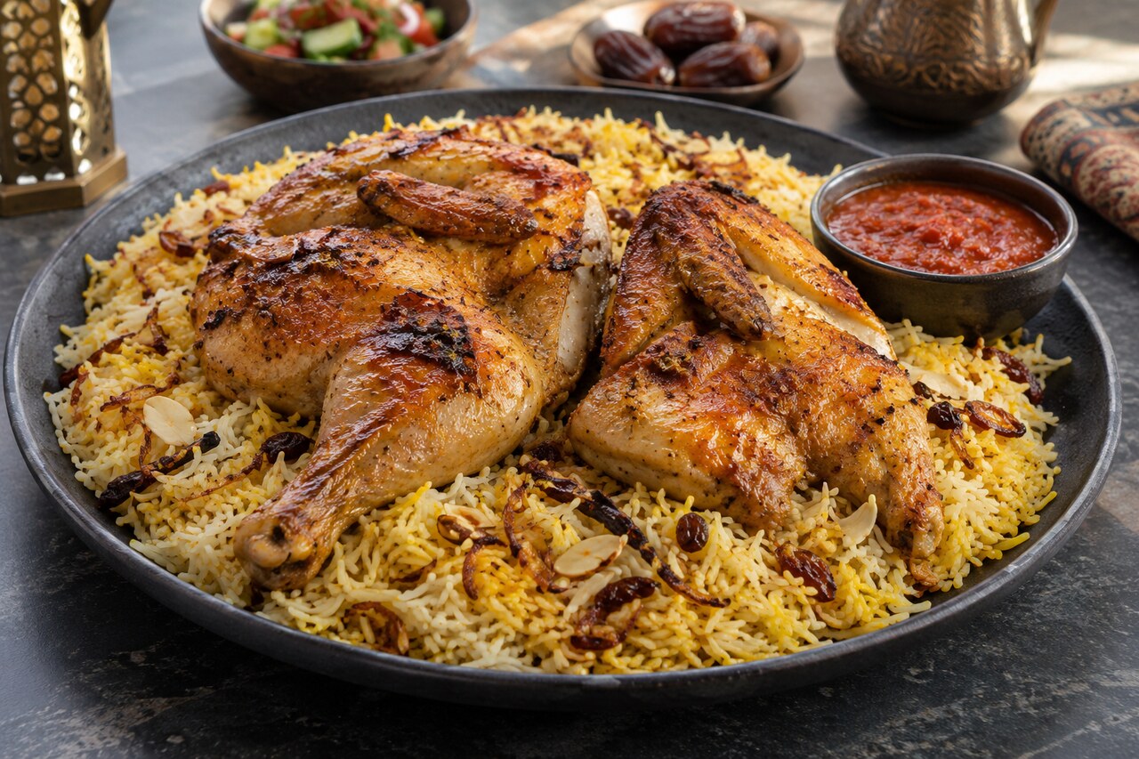 Mughlai chicken mandi