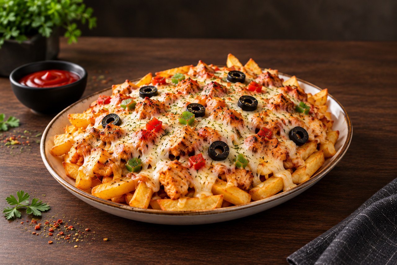 Chicken Pizza Fries