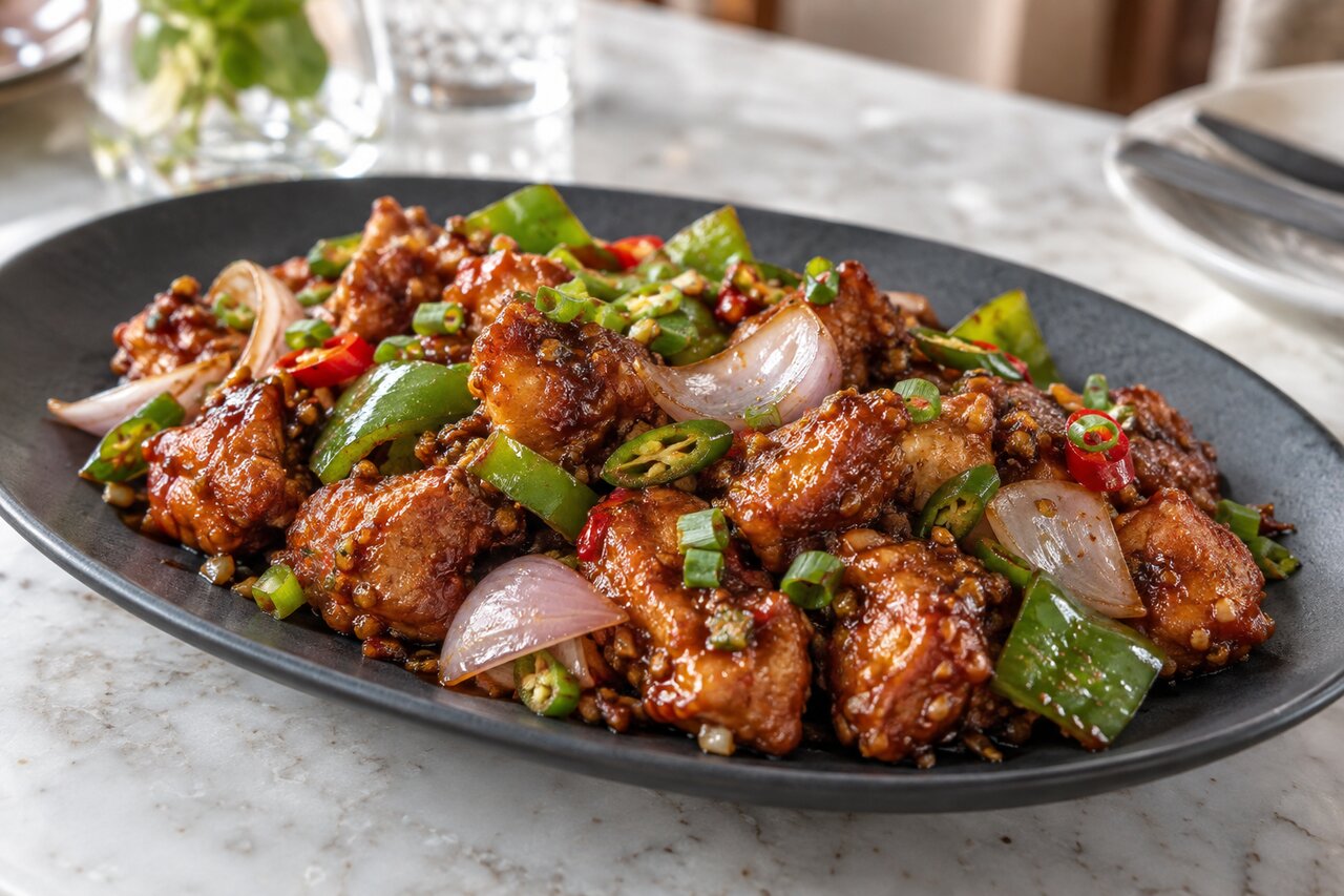 Chicken chilli dry